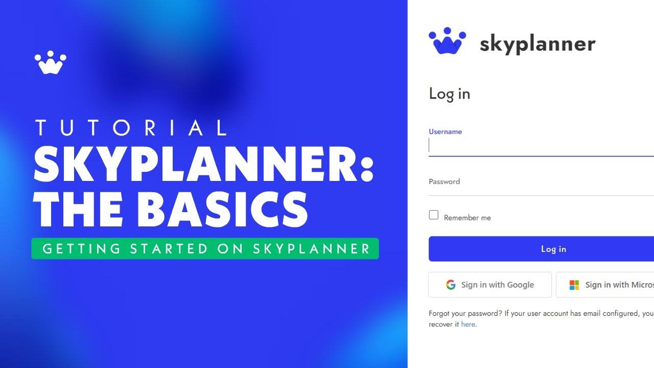 SkyPlanner: The basics — production scheduling demo