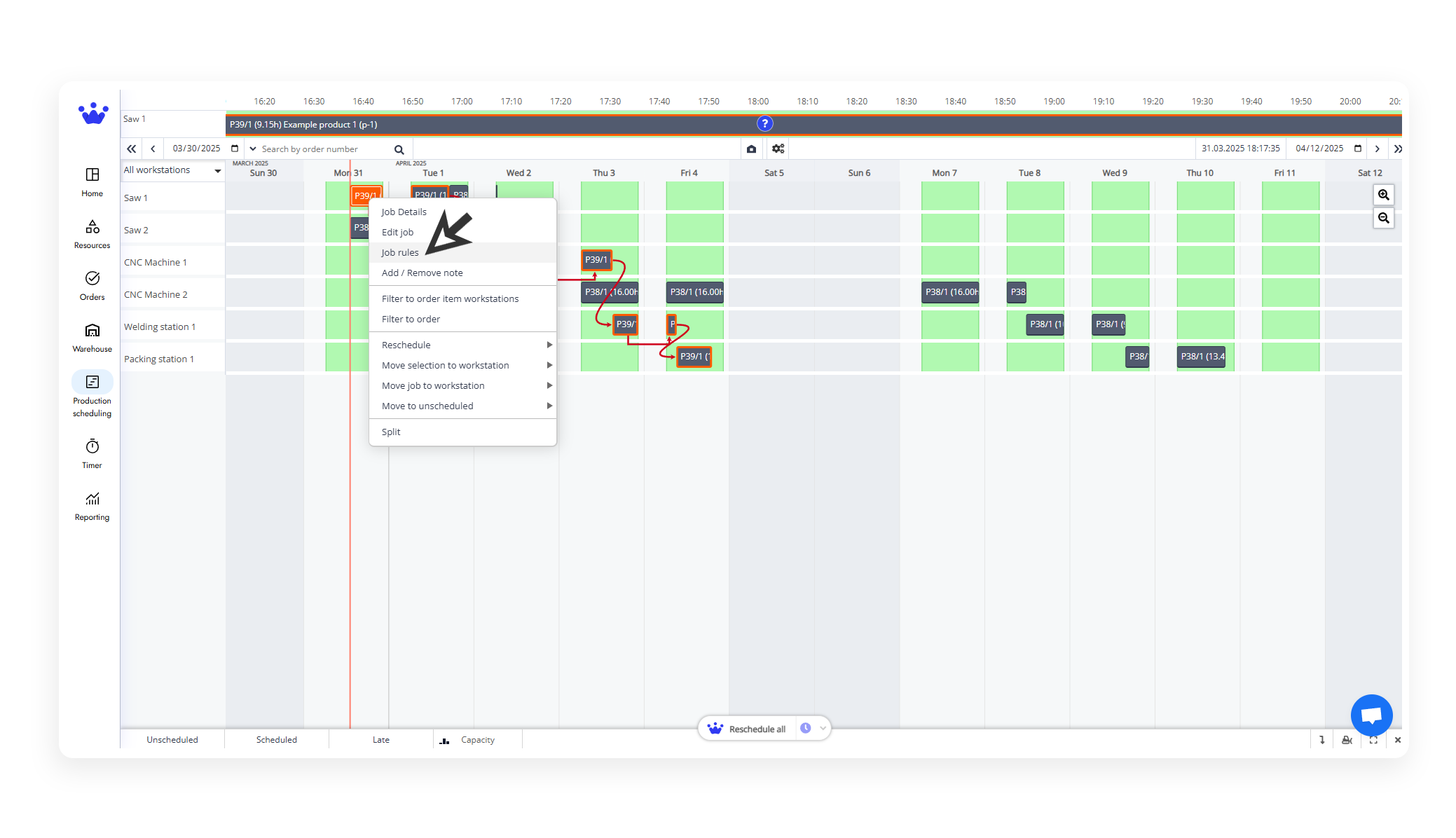 How to prohibit changes in an Order – SkyPlanner